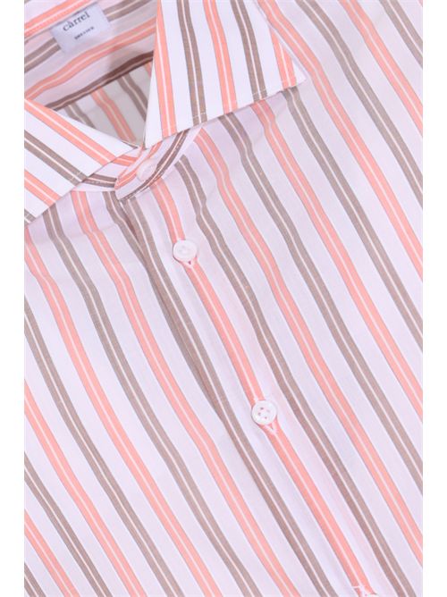 Camicia in cotone a righe Arancione Carrel | 2303 50 425001